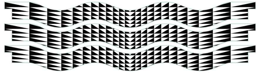 Palanques > Palanques vagues x 3 > Triangles