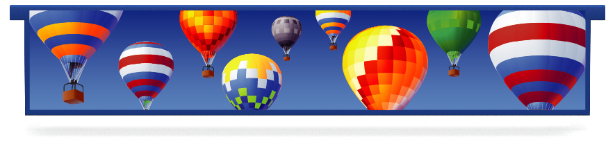 Soubassements > Soubassement rectangulaire suspendu > Hot Air Balloons