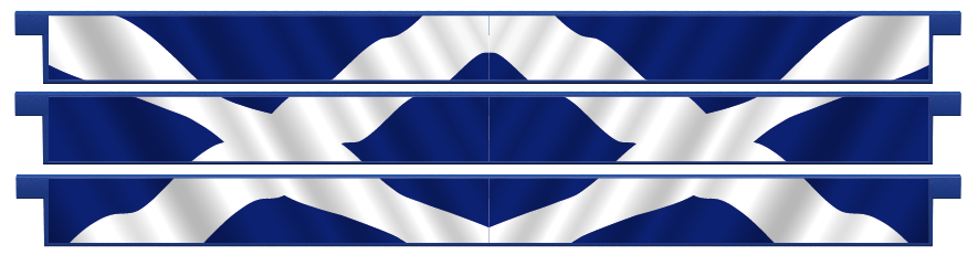 Palanques > Palanques droites x 3 > Scottish Flag