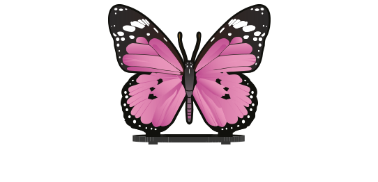 Soubassements > Soubassement Papillon > Pink Butterfly