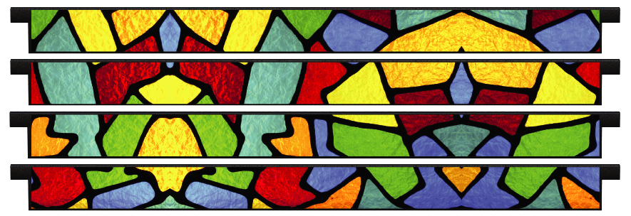 Palanques > Palanques droites x 4 > Stained Glass
